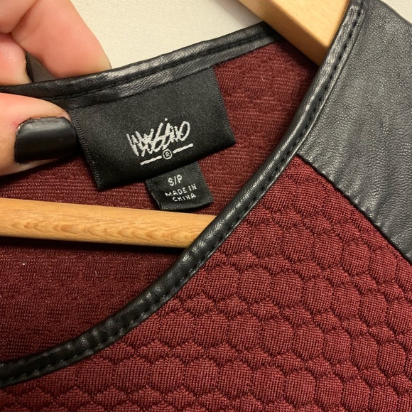 Massino Red Christmas Winter Holiday Dress Small - Picture 4 of 5